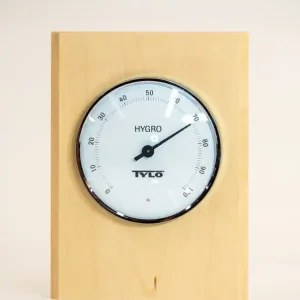 Sauna Room Hygrometer Birch